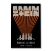 Rammstein Prague May 11 2024 Prague Letnany Airport Event Poster 1